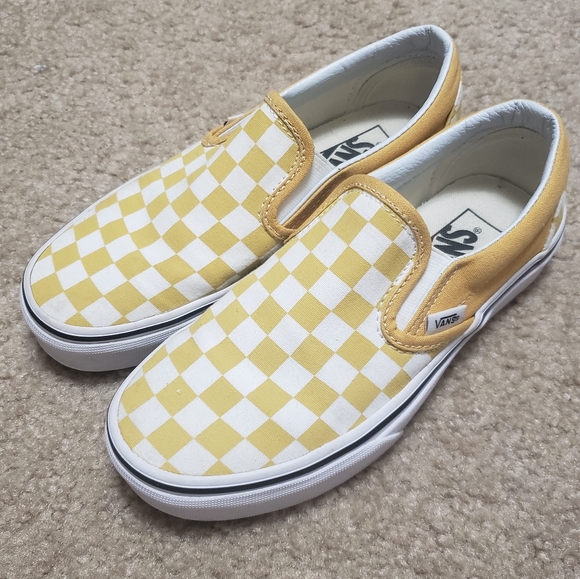 Vans Classic Slip-On checkerboard Aspen Gold - Picture 3 of 10